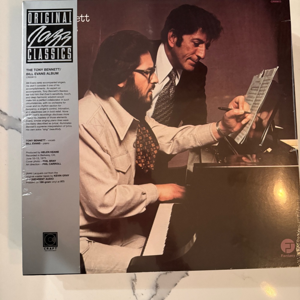 The Tony Bennett Bill Evans Album (Original Jazz Classics Series) new in plastic